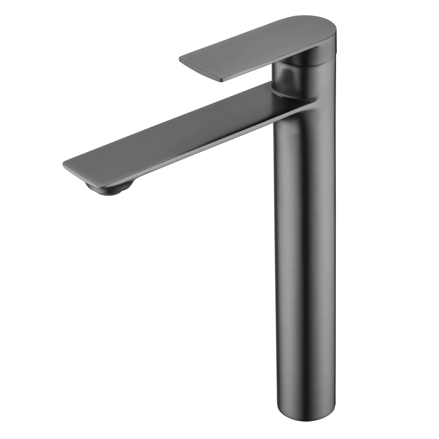 Harma Platinum basin mixer in platinum — view 2