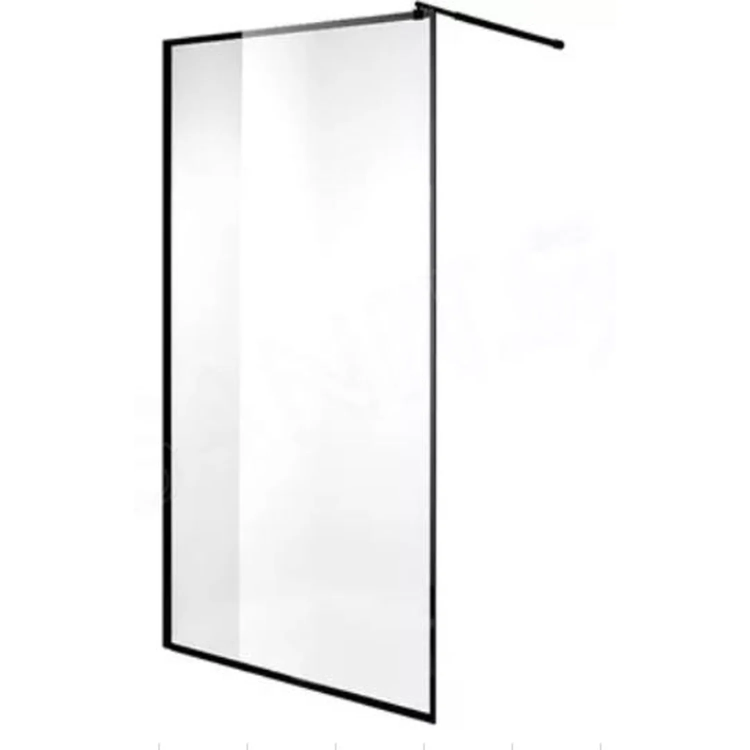 Harma BHF1041 dušisein 100×200 cm, must raam