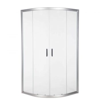 Dušinurk Harma DN034 90x90x190cm ümar, alumiiniumist raam/5mm karastatud kirgas klaas (alusele DNA10)