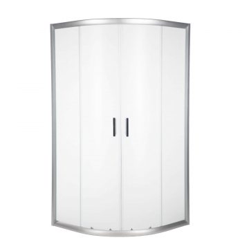 Dušinurk Harma DN036 90x90x190cm ümar, alumiiniumist raam/5mm karastatud jääklaas (alusele DNA10)