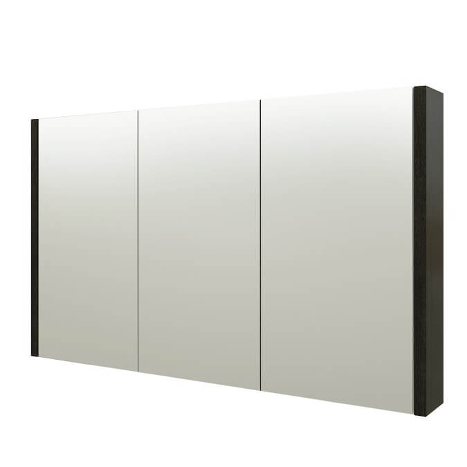 Mirror Cabinet Harma Serena 1100X120X650Mm, Black Oak